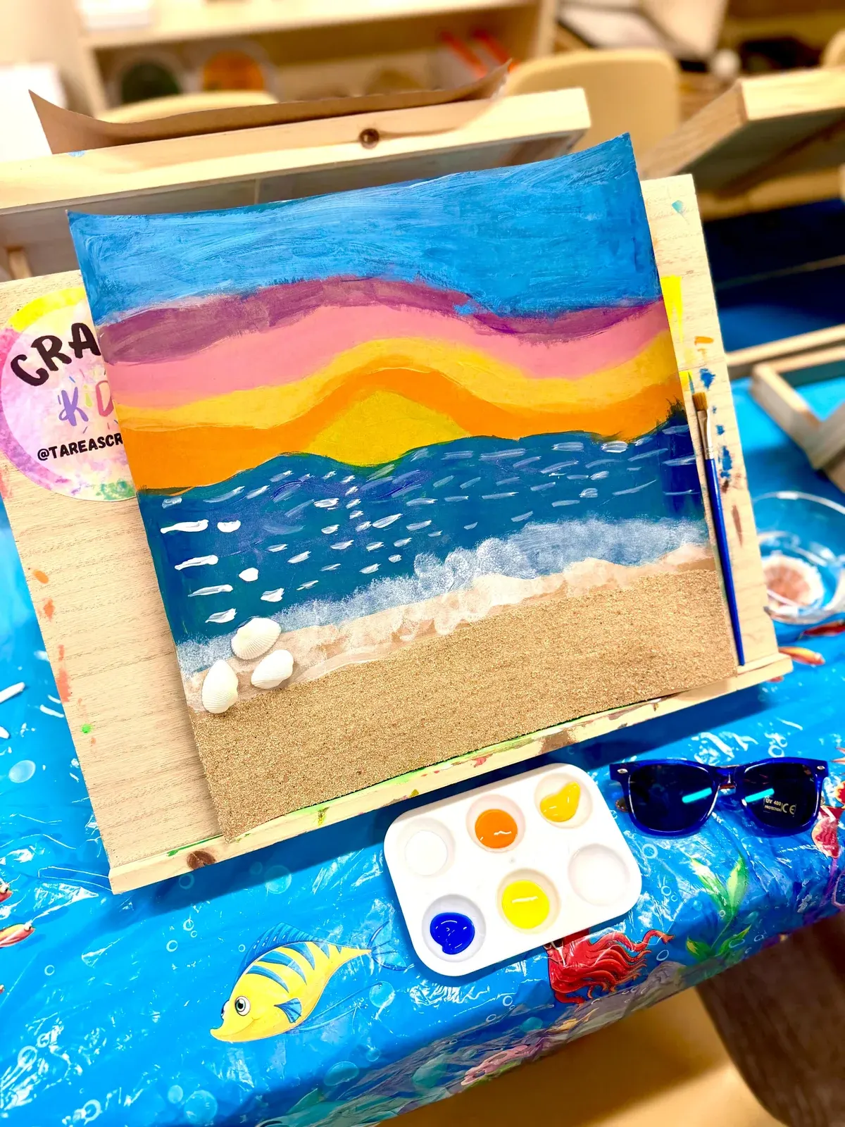 Cuadro pintado por un niño